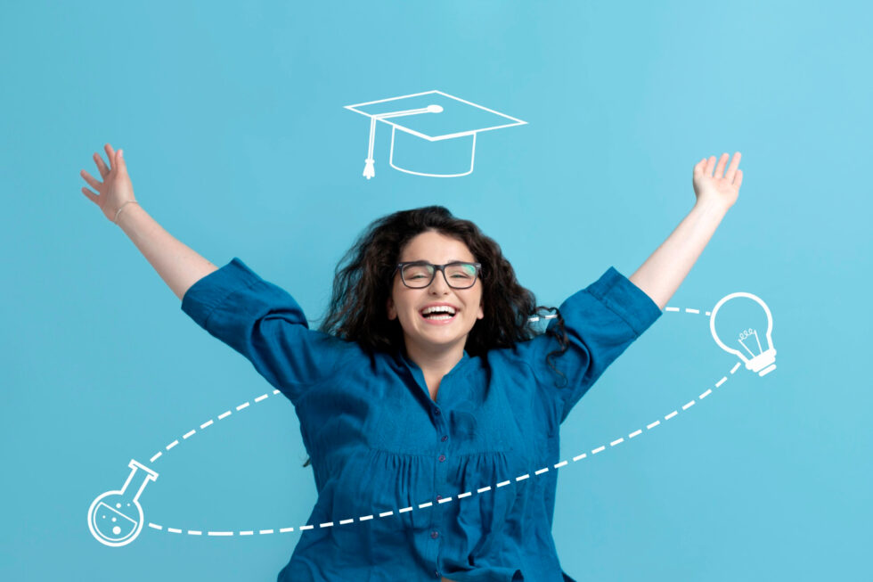 medium-shot-woman-posing-with-graduation-background